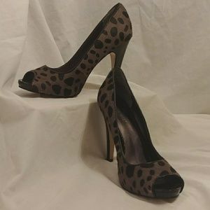Nine West Leopard Print Heels